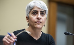 Kiran Ahuja, director of the Office of Personnel Management, testifies during a House Oversight and Accountability Committee hearing on March 9, 2023. Ahuja has been chief of the agency for almost three years. 