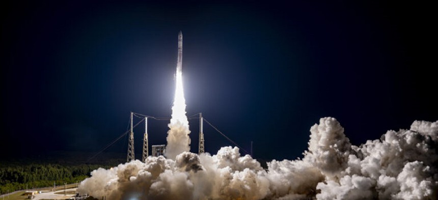 A United Launch Alliance Vulcan rocket lifted off from SLC-41 on Jan. 8, 2024. 
