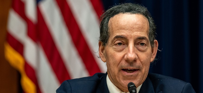 Reps. Jamie Raskin, D-Md., Gerry Connolly, D-Va., Kweisi Mfume, D-Md., and Raja Krishnamoorthi, D-Ill., are asking for the the Postal Regulatory Commission to block a planned July rate hike of the First Class stamp to 73 cents from 68 cents.