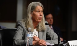 Administrator Jill Hruby, head of the National Nuclear Security Administration, testifies before the Senate Armed Services Committee's Subcommittee on Strategic Forces about the fiscal 2023 budget on Capitol Hill on April 27, 2022. Despite continued understaffing, Congress has appropriated the NNSA less than it requested from fiscal 2013 to 2023.