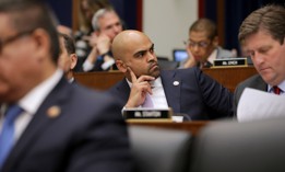 Rep. Colin Allred, D-Texas, center, co-sponsored legislation with Rep. Byron Donalds, R-Fla. to require the VA to do more to make veterans aware of educational and career training benefits available to them.