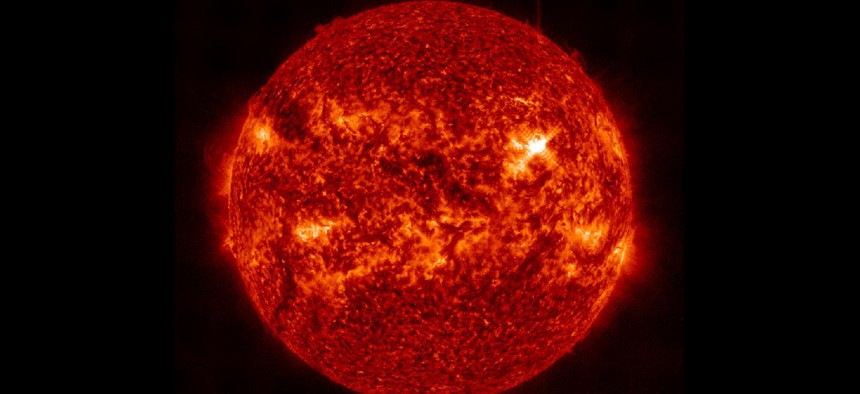 A 2014 solar flare as observed by NASA. The National Oceanic and Atmospheric Administration is looking to improve solar weather forecasts with a new satellite set to launch June 25, 2024.