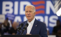 President Biden speaks to supporters at a campaign event at Renaissance High School on July 12, 2024 in Detroit. The president faces calls from an increasing number of Democratic legislators, donors, political pundits, and media outlets to end his campaign and not seek reelection.