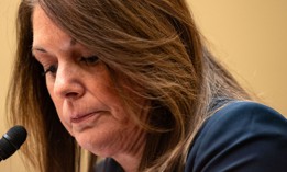Secret Service Director Kimberly Cheatle testifies before the House Oversight and Accountability Committee on July 22 in Washington, D.C. She resigned on Tuesday. 