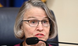 Rep. Mariannette Miller-Meeks, R-Iowa, speaks during a hearing on Capitol Hill in Washington, D.C., on Feb. 15, 2024. Meeks introduced the legislation after a correctional officer at a federal prison near her district died by suicide. 