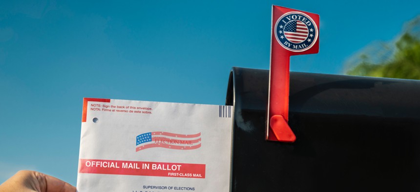 Through the first three weeks of October, USPS delivered 97.8% of election mail pieces on time according to its delivery windows and 99.9% were delivered within seven days. 