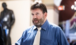 Pollster Frank Luntz in the U.S. Capitol on July 19, 2023. He argued that federal agencies could use better language when discussing the value of their work. 