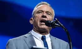 Robert F. Kennedy Jr. speaks at a rally in Duluth, Ga., on Oct. 23, 2024. President-elect Donald Trump has nominated him to serve as Health and Human Services secretary. 