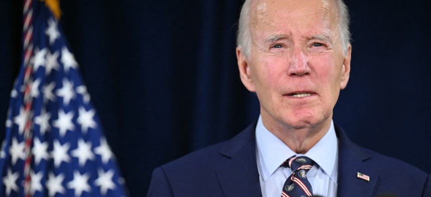 President Joe Biden delivers remarks on the passing of former President Jimmy Carter at The Company House in Christiansted, St. Croix, US Virgin Islands on Dec. 29, 2024. Biden ordered that federal agencies close in a day of mourning on Jan. 9.