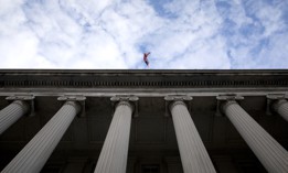 The U.S. Treasury department building in Washington, D.C.