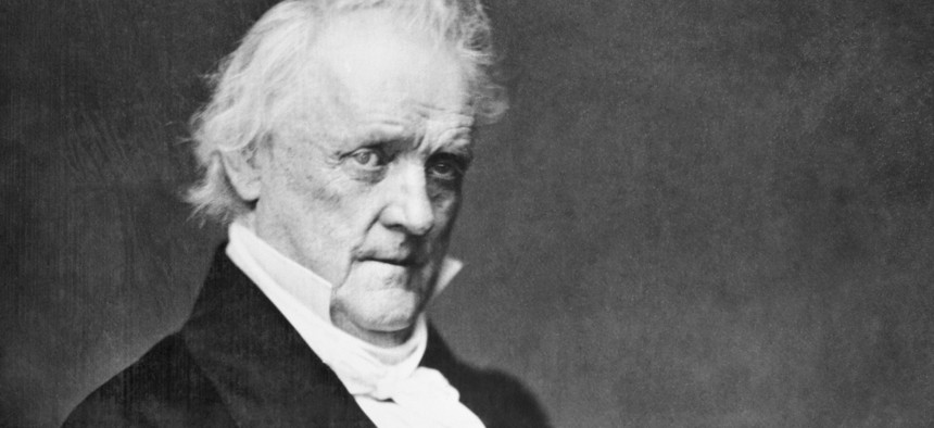 President James Buchanan aka Old Public Functionary.
