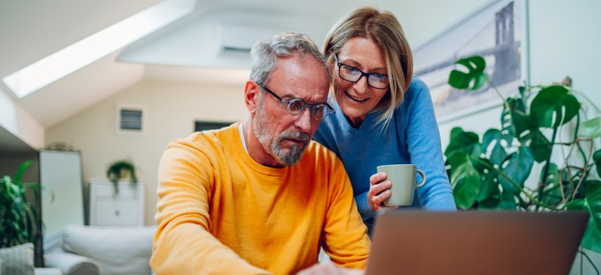 There are several retirement benefits factors to consider when there's an age gap between spouses.