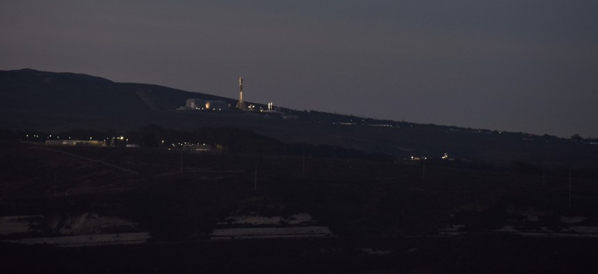 The Sentinel-6 Michael Freilich satellite at Vandenberg Air Force Base, California awaiting launch in 2020.