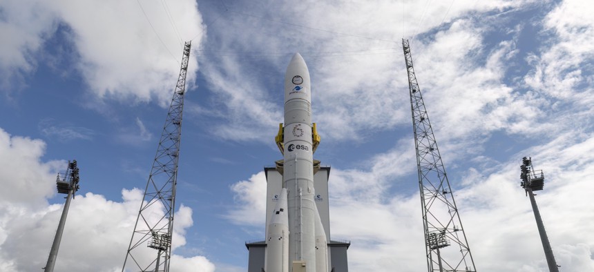Ariane 6 launch preparation.