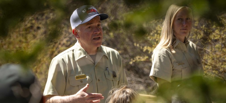 U.S. Forest Service Chief Tom Schultz met with Region 4 employees and toured forests in southern Utah in late May.