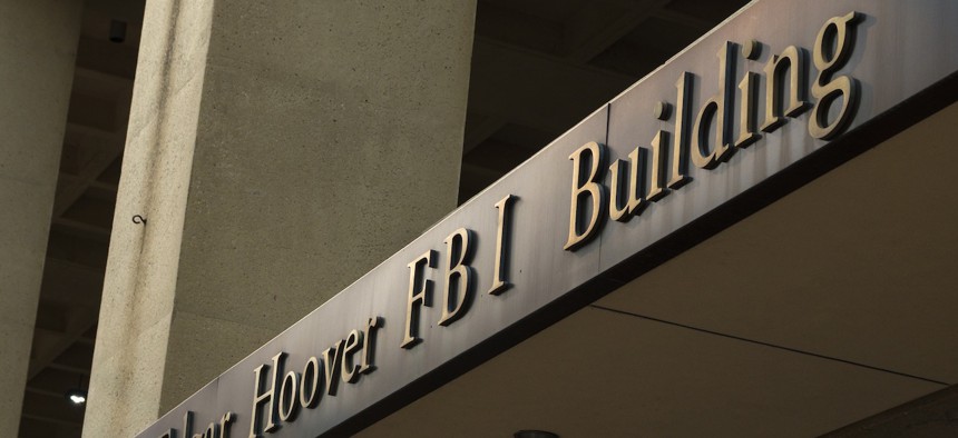 The current FBI headquarters at the J. Edgar Hoover Building in Washington, D.C.
