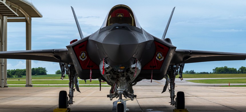 In July 2024, the U.S. Air Force resumed accepting F-35s from Lockheed Martin, albeit with a "truncated" version of the TR-3 upgrade package. The first one was sent to the 187th Fighter Wing at Dannelly Field, Ala.