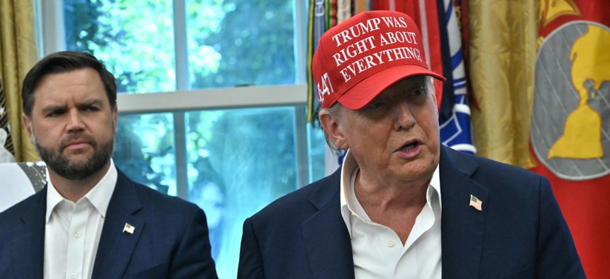 President Donald Trump, speaking from the Oval Office of the White House on Aug. 22, 2025, said federal law enforcement were "going to make our cities very, very safe."