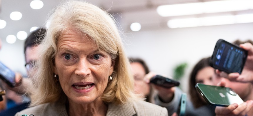Sen. Lisa Murkowski, R-Alaska, joined Democrats on Wednesday in demanding that the Trump administration guarantee that furloughed federal employees are granted backpay when the shutdown ends.