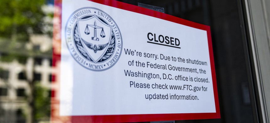 The federal government has been shut down since Oct. 1.
