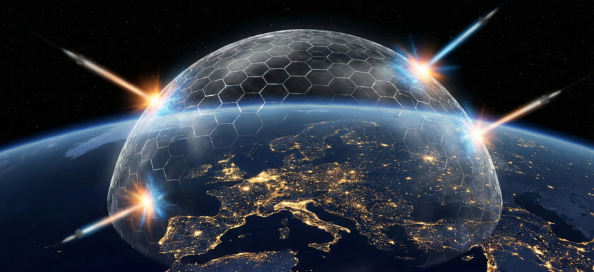 Early concept mirrors elements of the U.S. “Golden Dome,” proposing a continent-wide architecture integrating sensors, AI, C2, and space assets.