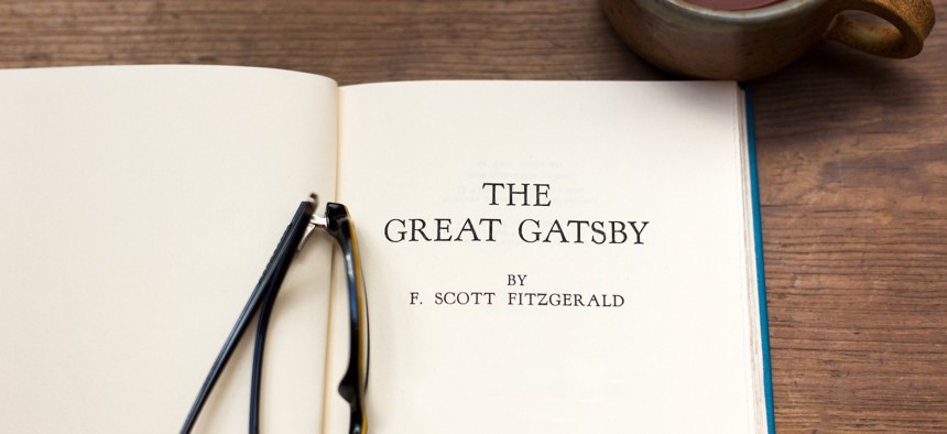 A notice for an artificial intelligence job at the Treasury Department requires applicants to write a 10-page analysis of "The Great Gatsby."