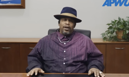 In his first video message to American Postal Workers Union members, National President Jonathan Smith said that one of his top priorities is fighting any effort to privatize the Postal Service.