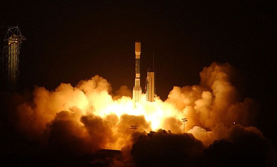 Aura's launch in July 2004 from Vandenberg Air Force Base in California.