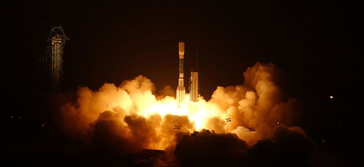 Aura's launch in July 2004 from Vandenberg Air Force Base in California.