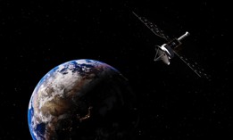 Artist's conception of a satellite