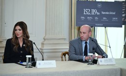 Homeland Security Secretary Kristi Noem and Homeland Security advisor Stephen Miller are seen during a roundtable event at the White House touting efforts on crime and immigration made by his administration on Oct. 23, 2025.