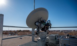 A MILSTAR satellite at Kirtland Air Force Base in New Mexico.