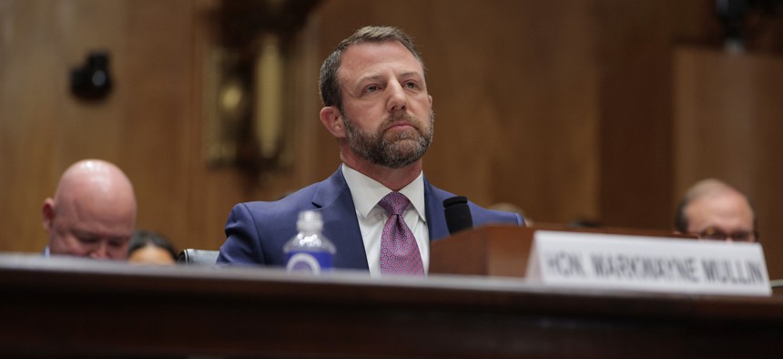 “We're losing institutional knowledge,” Sen. Markwayne Mullin, R-Okla., Trump's pick to take the helm of DHS, told the committee on Wednesday. “We're losing people we've already trained.”