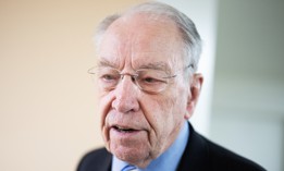 Sen. Chuck Grassley, R-Iowa, is seen in the U.S. Capitol on March 10, 2026. He recently introduced two bills related to whistleblowers. 