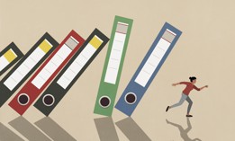 Nearly half of federal employees were classified as "struggling" in the last quarter of 2025, Gallup reports. 