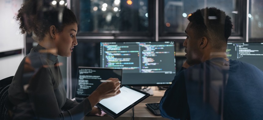 Recruits will work across the federal government for two-year terms. 