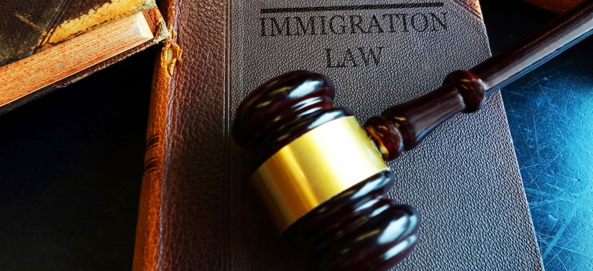 The two former immigration judges have asked the circuit court as a whole to hear their case, rather than the traditional three-judge panel. 