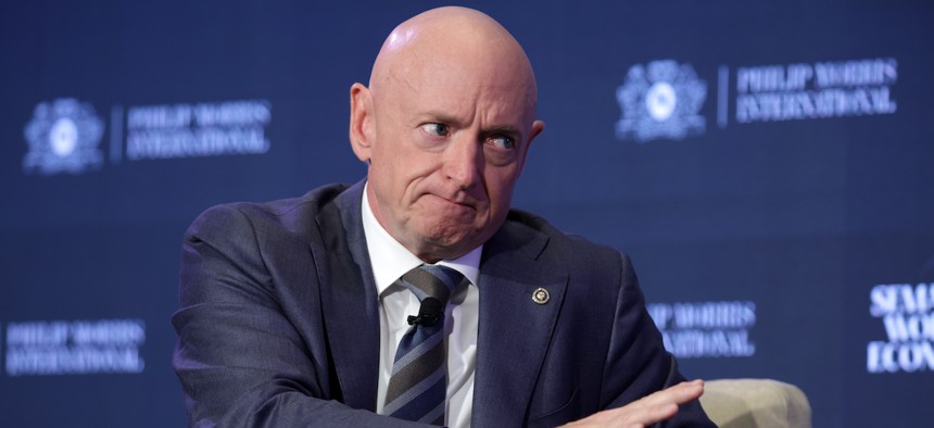 A legal brief filed April 15 contends that the Defense Department violated Sen. Mark Kelly’s constitutional rights.