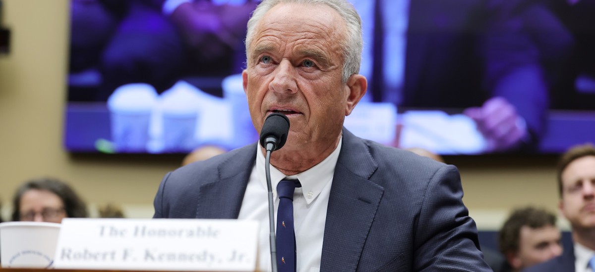 Health and Human Services Secretary Robert F. Kennedy Jr. testifies during a hearing to discuss HHS’ fiscal year 2027 budget request with the House Committee on Energy and Commerce subcommittee on April 21, 2026 in Washington, D.C.