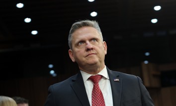 Robert Cekada arrives for his confirmation hearing on Feb. 4. His nomination was approved on Wednesday. 