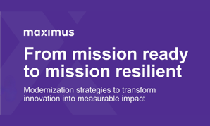 Maximus Podcast Episode 1: Data Readiness for Mission Resilience