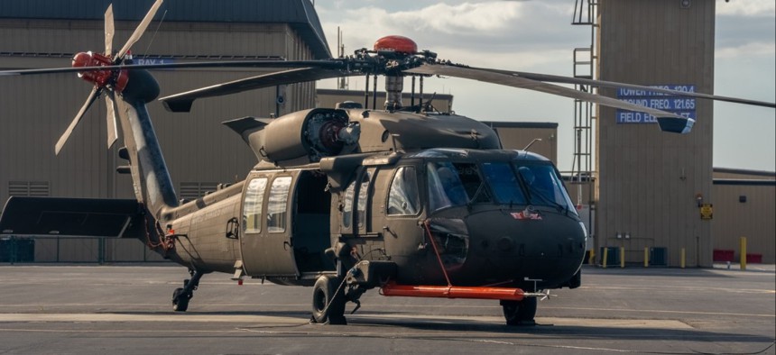 The successful first light-off and ground run of the T901 Improved Turbine Engine on the UH-60M in West Palm Beach, Fla., on Jan. 25, 2025.