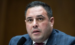 Anthony D'Esposito, a former Republican representative who is now the inspector general of the Labor Department, testifies during a hearing on June 18, 2025. 