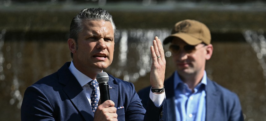 Federal employee unions argue that Defense Secretary Pete Hegseth's order for components to terminate union contracts created unnecessary chaos and violated President Trump's executive order on the topic.