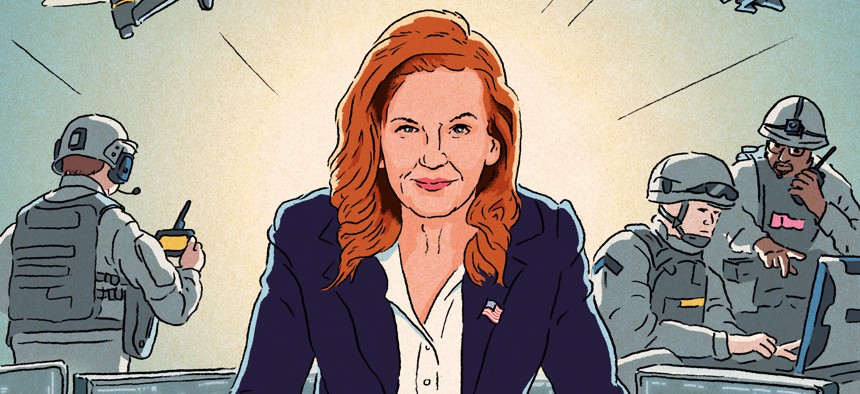 Kirsten Davies was sworn in as the chief information officer of the Defense Department on Dec. 23, 2025.