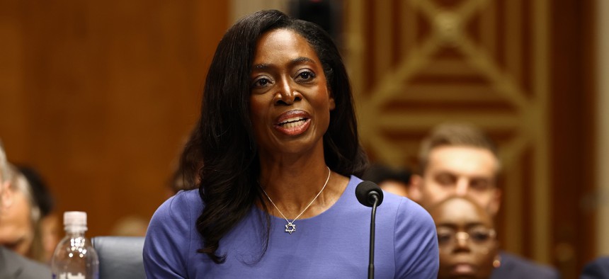 On Wednesday, Dr. Erica Schwartz pledged transparency and scientific integrity, but questions from the committee’s chairman put her path to confirmation in doubt.