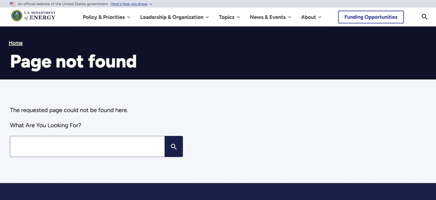 Hundreds of public-facing pages disappeared this summer, including resources that helped Americans reduce energy use and utility costs.
