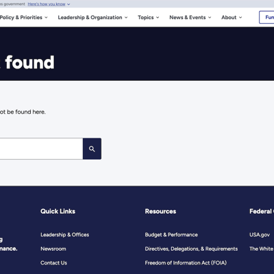 Energy Department removes more than 1,600 webpages from public website