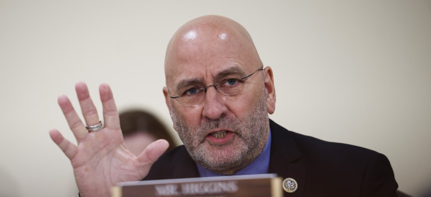Rep. Clay Higgins, R-La., who is the sponsor of the Restoring Integrity and Efficiency to Inspector General Oversight Act, speaks during a hearing on July 23, 2025.