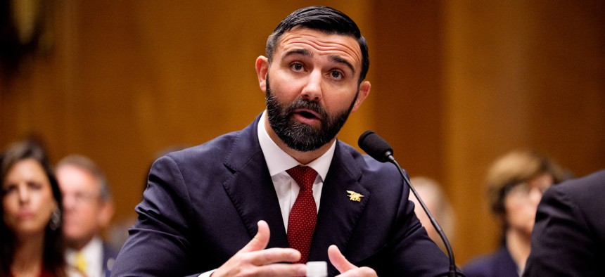 The Homeland Security and Governmental Affairs Committee voted 8-4 to send Cameron Hamilton’s nomination to the floor.